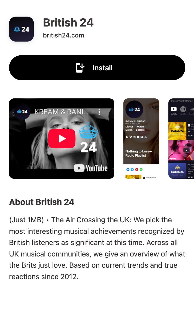 Illustration screenshot for Install your app