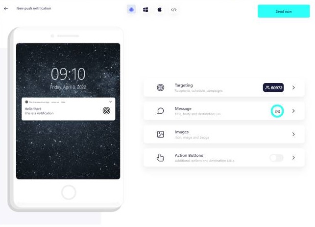 Illustration screenshot for Configure notifications