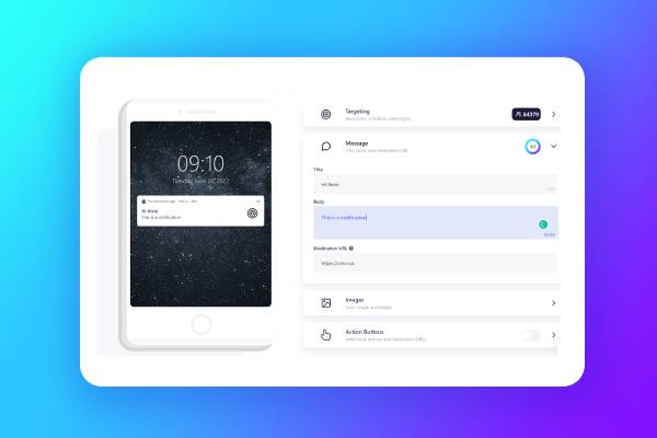 Push API & dashboard